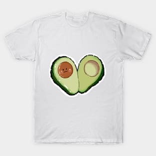 Little avocado smiles cutely. T-Shirt